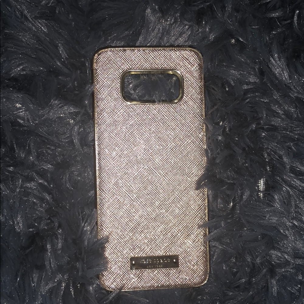 Gold Kate spade case for galaxy s7